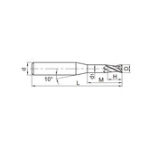 Solid carbide milling End mill High-performance machining PM-2EP - Makotools Industrial Supply Tools for Metal Cutting